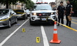 Evidence markers at the crime scene highlight where evidence is found. A 37-year-old male...