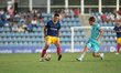 Clemente of FC Andorra is in action during the Primera RFEF 2024-2025 match between FC And...