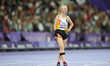 Selma Van Kerm of Belgium looks on in Women's 400m - T37 Final during the Paris 2024 Paral...