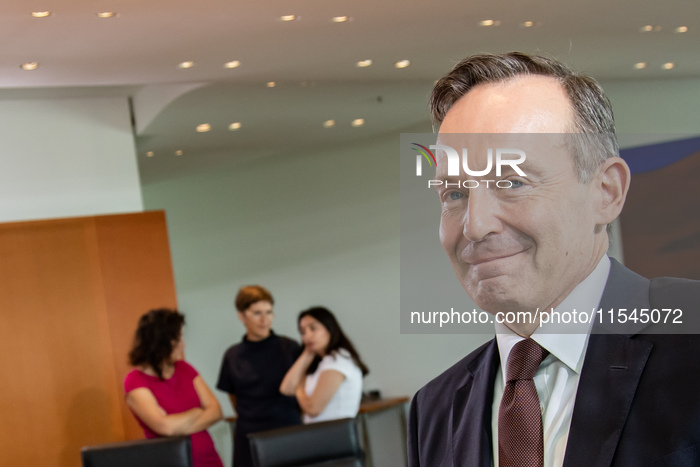 Weekly Cabinet Meeting At The Chancellery in Berlin