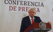 Mexican President Andres Manuel Lopez Obrador speaks about the approval of the reform of t...