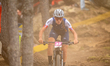 Electa Gallezot of France competes in the UCI Mountain Bike World Championships Women Unde...