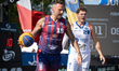 Maciej Adamkiewicz participates in the LOTTO 3x3 League basketball game in Sosnowiec, Pola...
