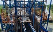 View of multiple nodes in Nanjing-Huai'an Intercity Railway under construction in Huai'an...