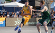 Wiktor Sewiol participates in the LOTTO 3x3 League basketball game in Sosnowiec, Poland, o...