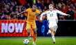 Netherlands midfielder Ryan Gravenberch and Germany midfielder Florian Wirtz during the ma...