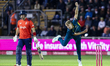 Cameron Green of Australia bowls during the Second Vitality T20 International match betwee...