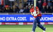 Phil Salt of England is in action with the bat during the Second Vitality T20 Internationa...