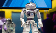 NAO, the humanoid robot, is on display at Media Park in Cologne, Germany, on September 18,...