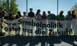 Protesters march during the global climate strike organized by Fridays for Future in Berli...
