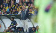 José Mourinho of Fenerbahce  looks on during the Turkey Süper Ligue Round 5 between Fenerb...
