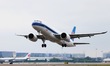 The first C919 of China Southern Airlines takes off for Guangzhou at noon from Hangzhou Xi...
