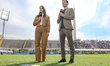 DAZN commentators during the Italian Serie A football match between ACF Fiorentina and SS...