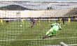 Ivan Provedel takes a penalty kick in the Italian Serie A football match between ACF Fiore...