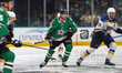 Mavrik Bourque #22 of the Dallas Stars skates up the ice during the NHL preseason match be...