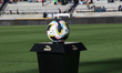 The official ball of the Liga BBVA MX during the match between the Pumas de la UNAM and th...