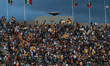 Supporters of Pumas de la UNAM during the match between Pumas de la UNAM and Xolos de Tiju...