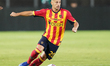 Ylber Ramadani of US Lecce is in action during the Serie A match between Lecce and Parma i...