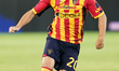 Ylber Ramadani of US Lecce is in action during the Serie A match between Lecce and Parma i...