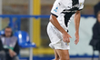 Ange-Yoan Bonny of Parma Calcio is in action during the Serie A match between Lecce and Pa...