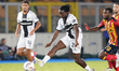 Woyo Coulibaly of Parma Calcio is in action during the Serie A match between Lecce and Par...
