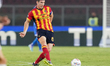 Federico Baschirotto of US Lecce is in action during the Serie A match between Lecce and P...