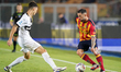 Tete Morente of US Lecce is in action during the Serie A match between Lecce and Parma in...