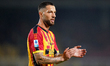 Tete Morente of US Lecce is in action during the Serie A match between Lecce and Parma in...