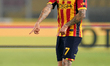 Tete Morente of US Lecce is in action during the Serie A match between Lecce and Parma in...