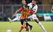 Tete Morente of US Lecce is in action during the Serie A match between Lecce and Parma in...