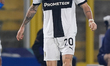 Antoine Hainaut of Parma Calcio is in action during the Serie A match between Lecce and Pa...