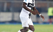 Ange-Yoan Bonny of Parma Calcio is in action during the Serie A match between Lecce and Pa...