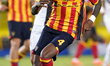 Kialonda Gaspar of US Lecce is in action during the Serie A match between Lecce and Parma...