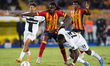 Kialonda Gaspar of US Lecce is in action during the Serie A match between Lecce and Parma...