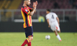 Tete Morente of US Lecce is in action during the Serie A match between Lecce and Parma in...