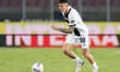 Dennis Man of Parma Calcio is in action during the Serie A match between Lecce and Parma i...
