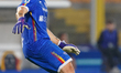 Wladimiro Falcone of US Lecce during the Serie A match between Lecce and Parma in Lecce, I...