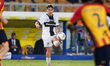 Adrian Bernabe of Parma Calcio is in action during the Serie A match between Lecce and Par...