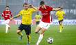 Elfsborg midfielder Simon Hedlund and AZ Alkmaar forward Ruben van Bommel during the match...