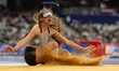 Rosario Trinidad Coppola Molina of Team Argentina competes in the Women's Long Jump - T11...