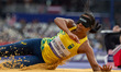 Alice de Oliveria Correa of Team Brazil competes in the Women's Long Jump - T11 Final on d...