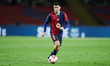 Pedri of FC Barcelona controls the ball during the La Liga EA Sports match between FC Barc...