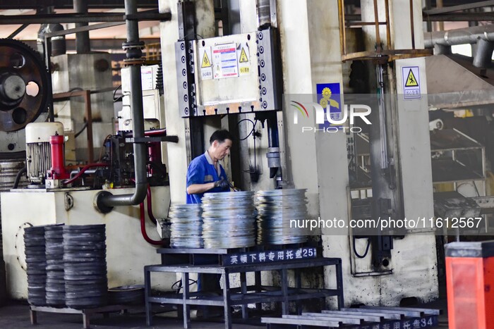 A Steel Ring Manufacturing Enterprise in Qingzhou