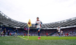 Matias Soule' of AS Roma looks on during the Serie A Enilive match between AS Roma and Udi...
