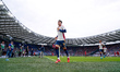 Matias Soule' of AS Roma looks on during the Serie A Enilive match between AS Roma and Udi...