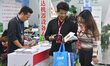 Foreign businessmen look for business opportunities at the 17th China Handan (Yongnian) Fa...
