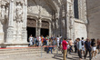 A general view of people at the Monasterio dos Jeronimos in Lisbon, Portugal, on September...