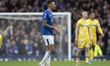 Dwight McNeil #7 of Everton F.C. celebrates his goal during the Premier League match betwe...