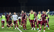 CFR Cluj plays against UTA Arad in the Romanian Superliga at Dr. Constantin Radulescu Stad...