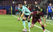 CFR Cluj plays against UTA Arad in the Romanian Superliga at Dr. Constantin Radulescu Stad...